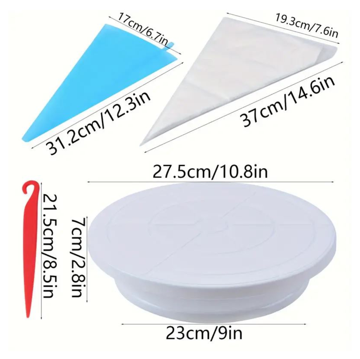 Miniatura 2 de Kit Reposteria Para Decorar Pastel 66pcs